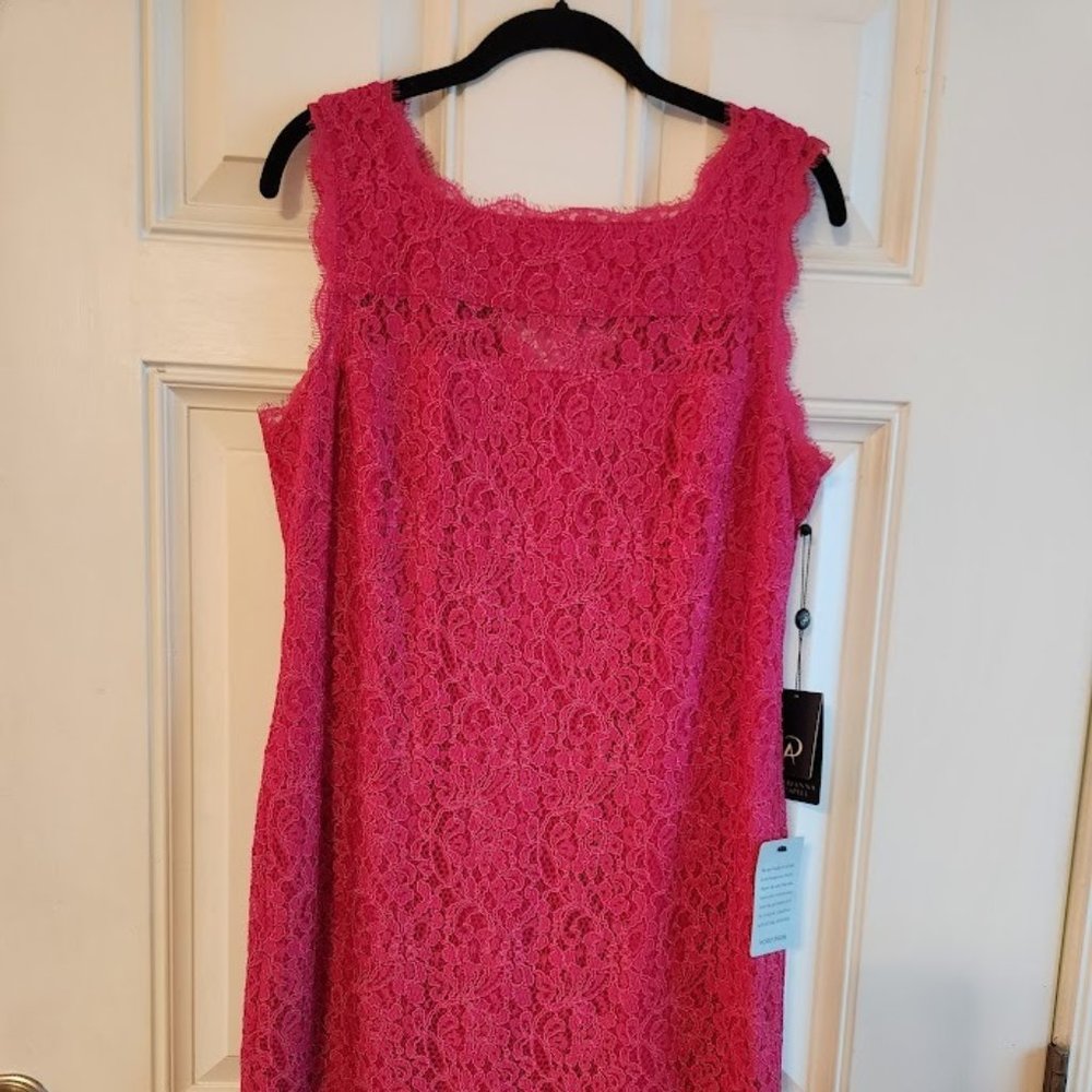 Adrianna Papell Lace Shift Dress